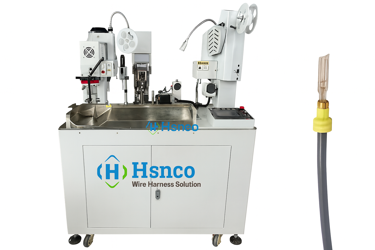 Máy Dập Cos Xỏ Seal Tự Động HS-T210S – Giải Pháp Tự Động Hóa Dây Chuyền Sản Xuất Wire Harness